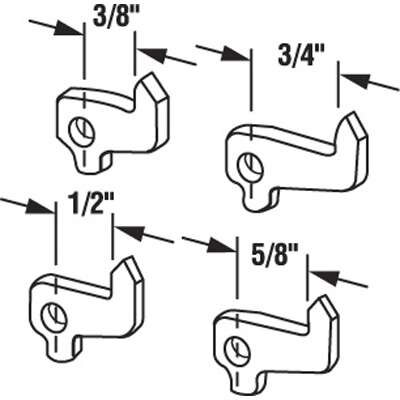 Durable Hook Set for Sliding Patio Doors