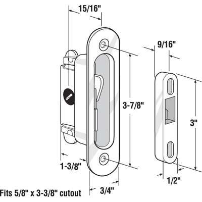 Mortise Lock and Keeper Dimensions