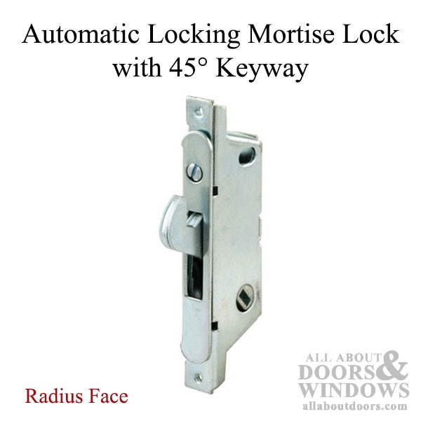 Automatic Locking Mortise Lock 45º Keyway