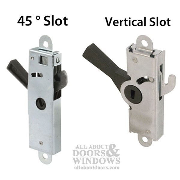 Arcadia and Northrop Architectural lock for sliding patio door handle set