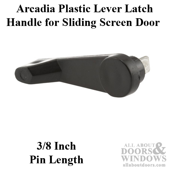 Arcadia Plastic Lever Latch Handle, Arcadia Sliding Door Handles