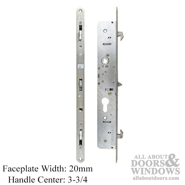 Winkhaus 2 Hook Multi-Point Lock for Sliding Patio Door 28mm Backset Length | Secure Sliding Door Locking