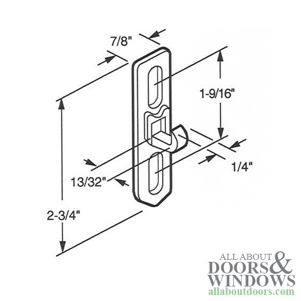 Sliding Patio Door Keeper Daryl Sliding Door Latch Strike
