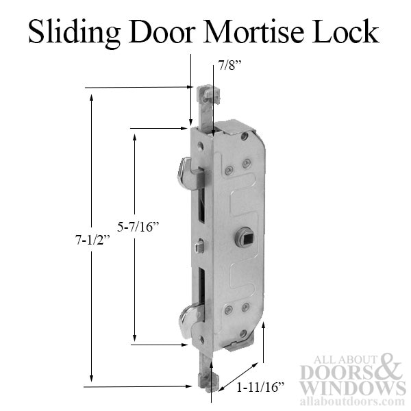 2-Point Mortise Lock for Milgard Montecito Sliding Door