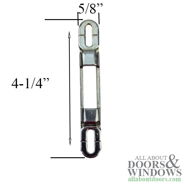 one half inch tall sliding door strike measurements