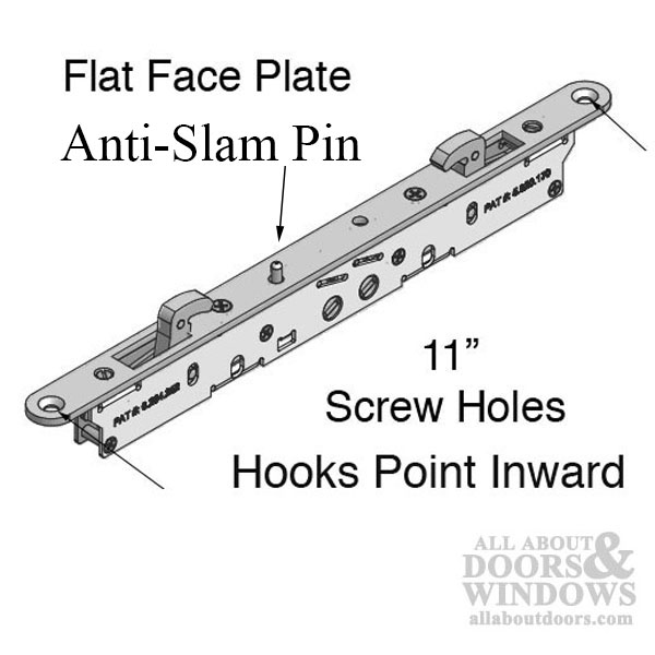 2 Point Mortise Locks Glass Patio Door, How To Install Sliding Door Pin Lock