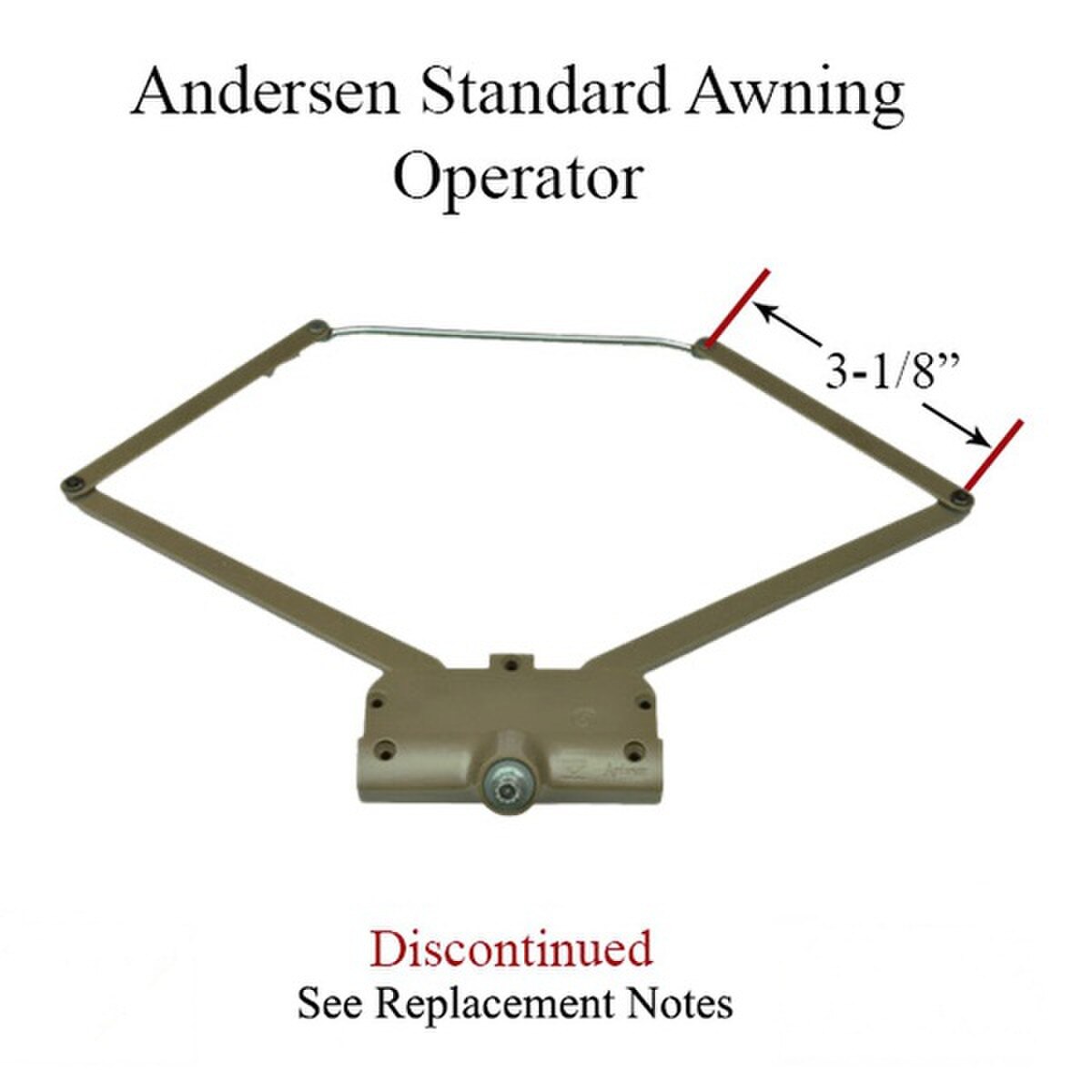 Andersen Perma Shield Awning Window Scissor Operator 1976 to 1981