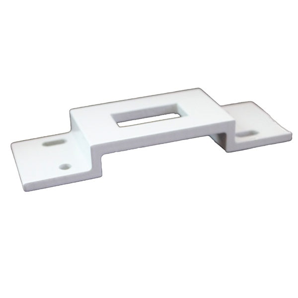 Sliding Patio Door Keeper – 1 ½″ × 4 ¾″ × 5⁄8″ Zinc Alloy, White