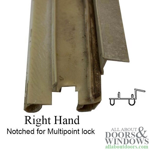 Marvin Integrity Hinged Door Sweep, Secondary 2-8 Door, Right Hand