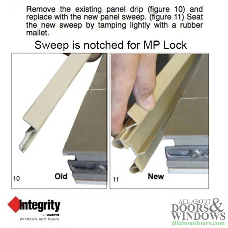 Integrity Door Sweep, Secondary 2-8 Door Left Hand - Installation Guide