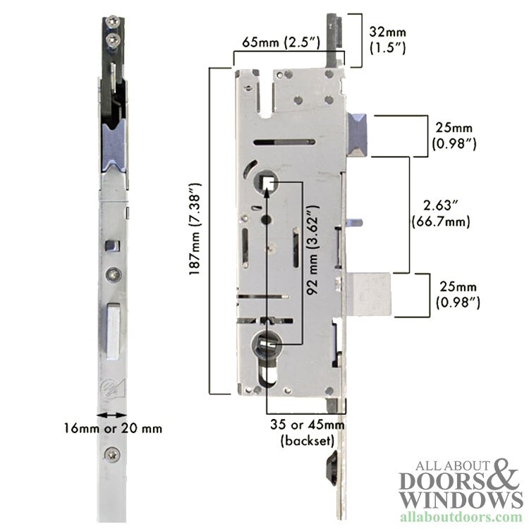 P2000 Active Assembly Dimensions