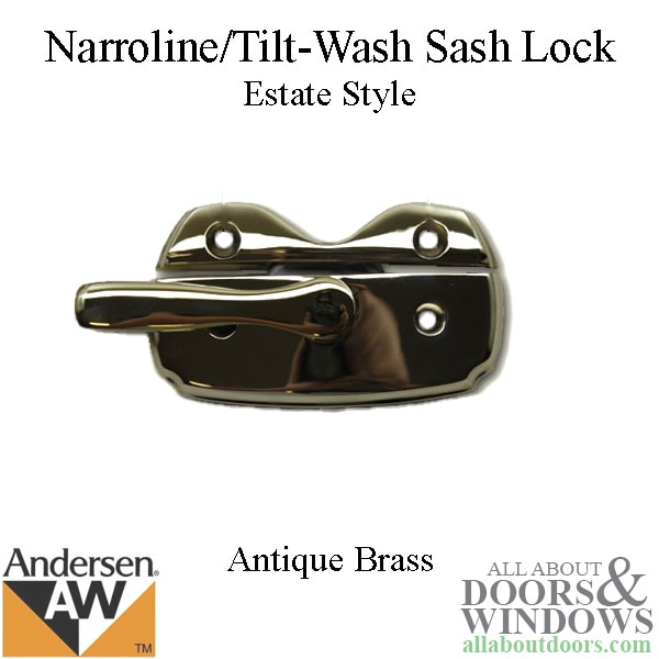 narroline/tilt wash sash lock