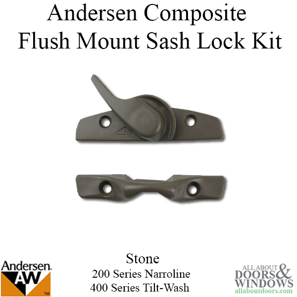 2 Anderson Sash Lock Double Hung Windows Old Style w/Keeper Black New Old Stock 