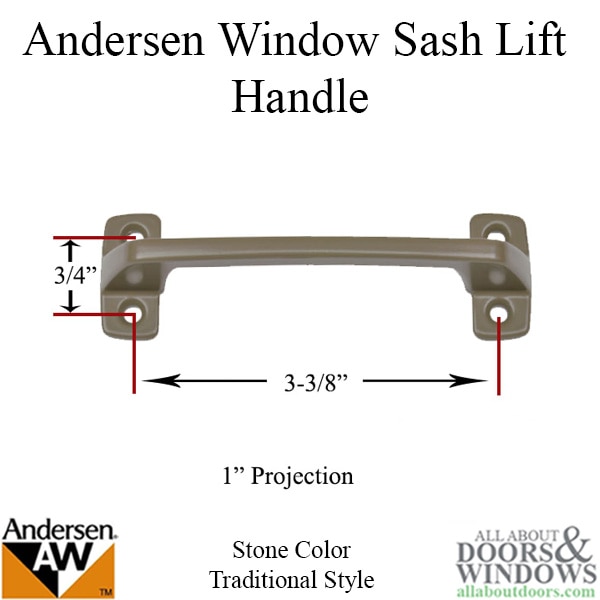 Sash Lift Handle Dimensions
