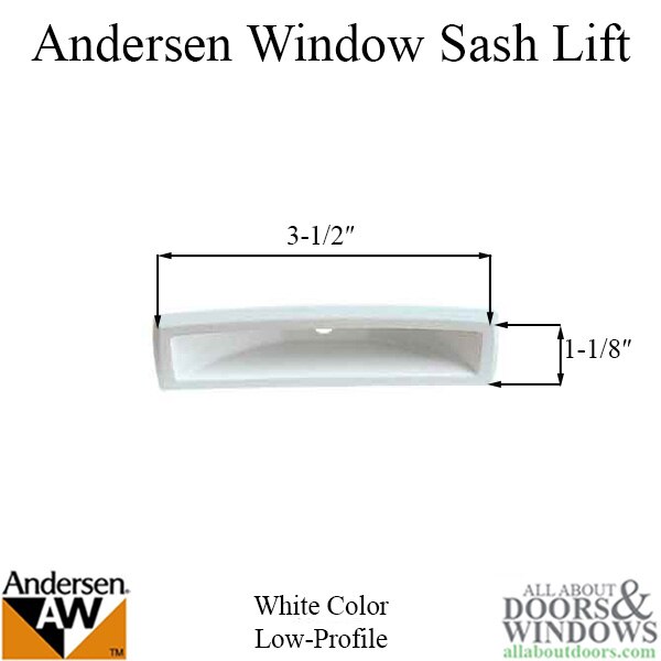 Andersen PSNL Low Profile Sash Lift - Dimensions