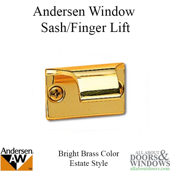 Andersen Window Sash Finger Lift