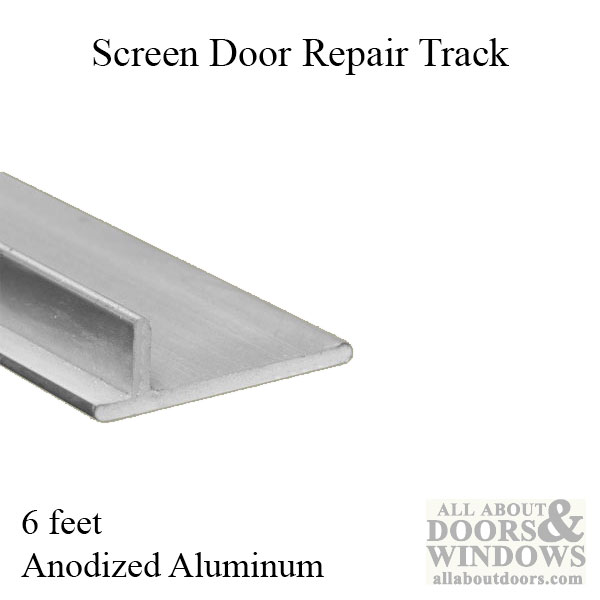 Screen Door Track Replacement Sliding, Vinyl Sliding Door Track Repair
