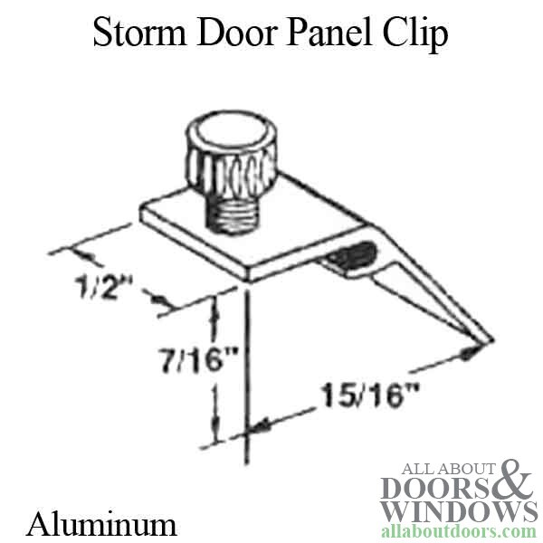 16516 Storm Door Panel Clip