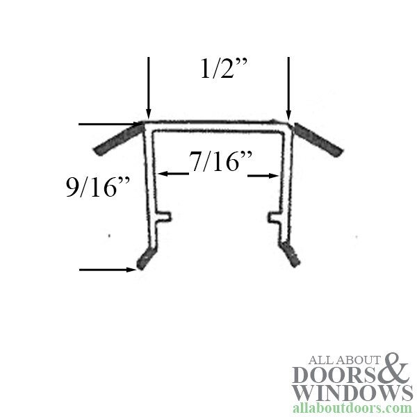 Sliding Patio Door UVinyl Weatherstrip