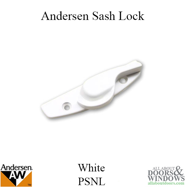 Andersen Sash Lock & Keeper in White Color 1968 to Present 