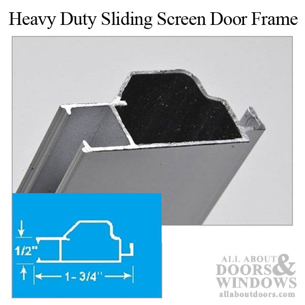 30 X 81 Sliding Screen Door Kit Aluminum Frame With Pinit