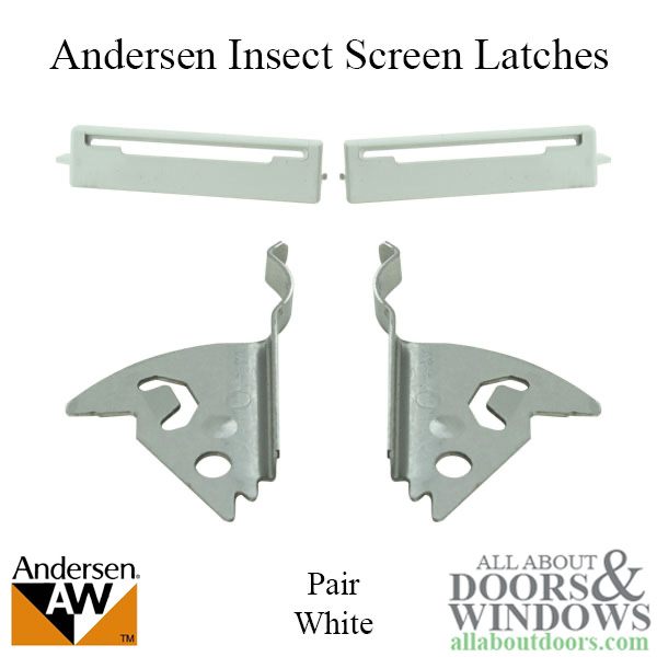 Andersen insect screen latches for perma-shield narroline windows