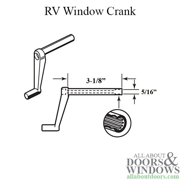 Crank Handle Dimensions