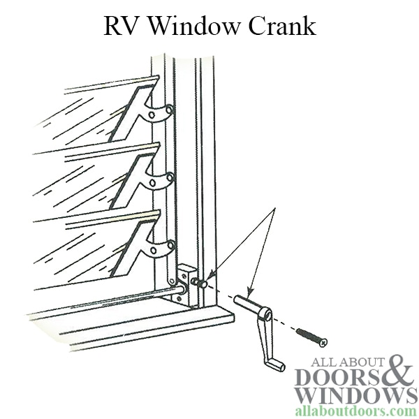 RV Window Crank Handle 3-1/8"