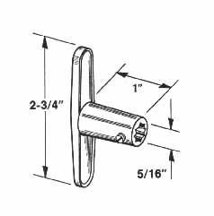 RV Crank Handle 1" Shank