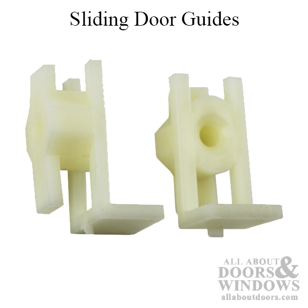 guides, sliding door, white plastic for arrow shed