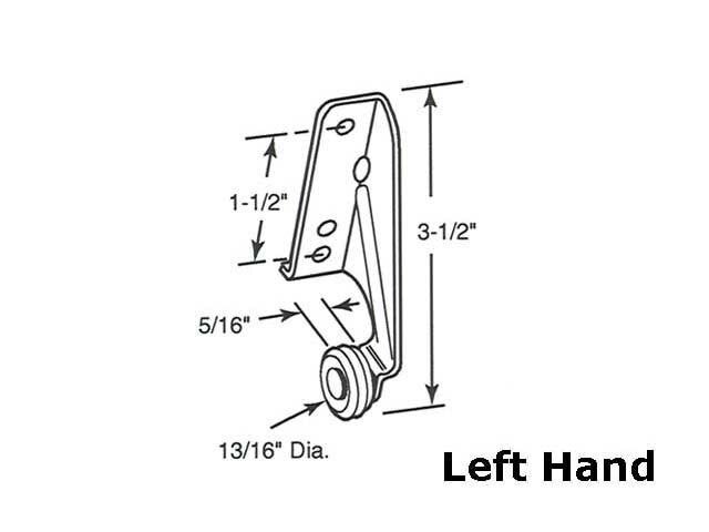 その他 DRAW A LINE Move Rod + Tray Left-Handed Monorail Drawer Roller, 13/16