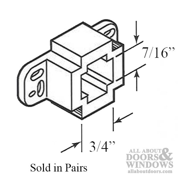 Backplate for Drawer Track, 3/4 Inch - Enhance Drawer Stability - Dimensions