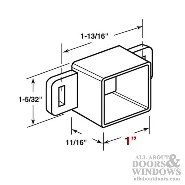 Backplate Drawer Track | Durable Drawer Hardware - Dimensions
