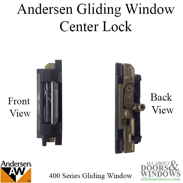 Gliding Windows Center Lock