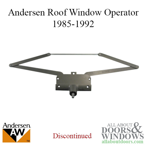 Old style Andersen operator for tilt roof windows used with remote control