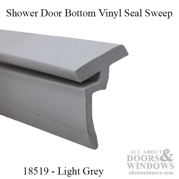 Dreamline 309d2 10 Clear Bottom Sweep Vinyl Pre Cut 24 In Length For 3 8 In 10 Mm Glass Shower Door Dreamline