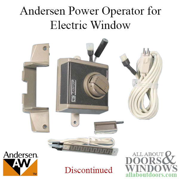 Andersen old style electric power operator for awning windows