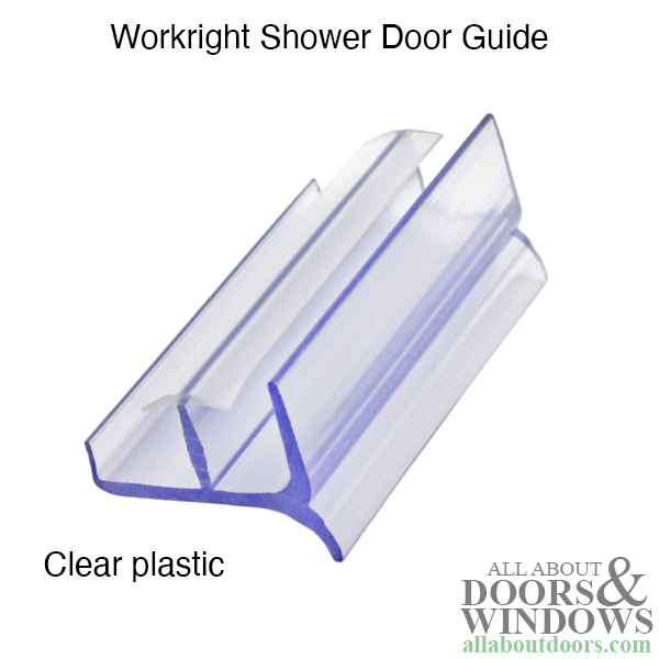 Tub Shower Door Guides, Sliding Shower Door Bottom Guide And Retainer