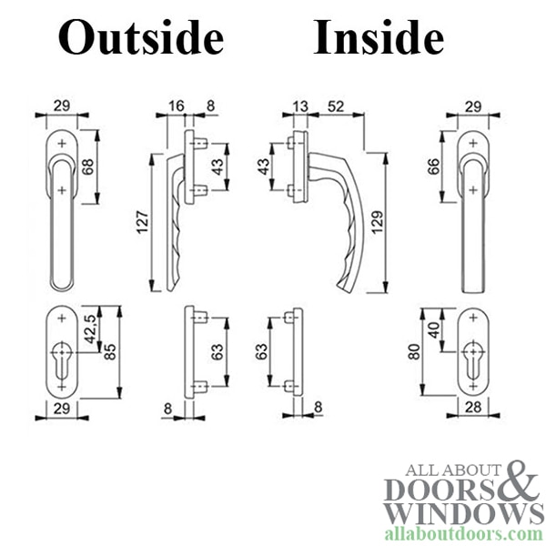 Hoppe London Door Handle Contents