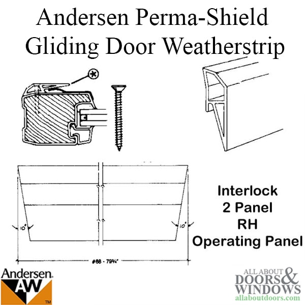 Gliding Door Weatherstrip