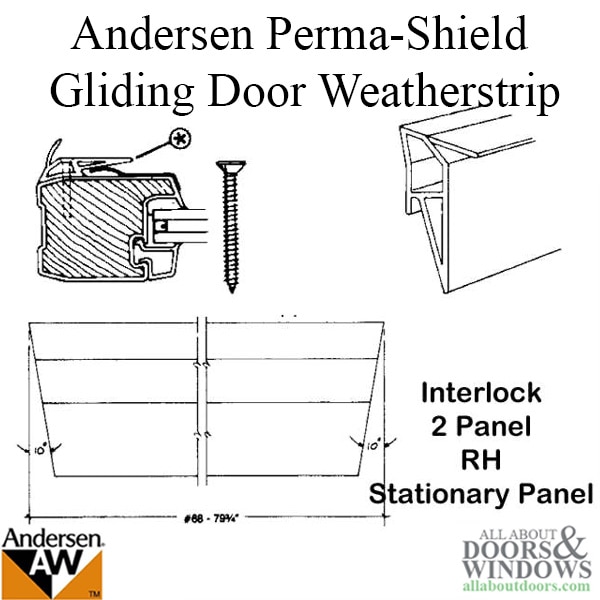 Andersen Gliding Door Weatherstrip