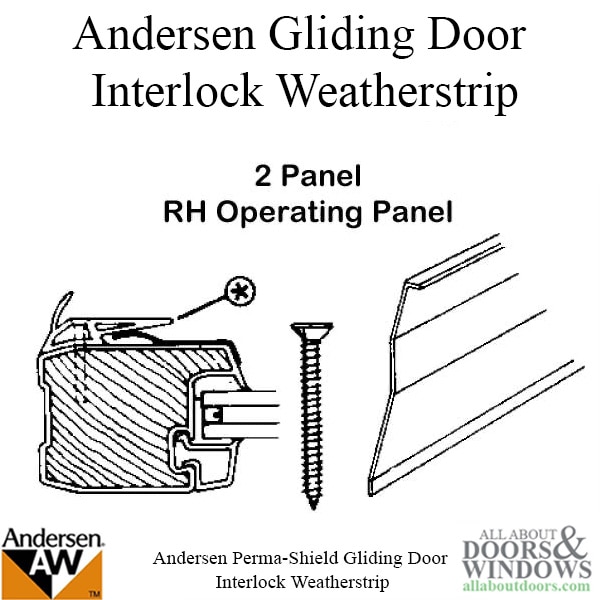 Andersen Gliding Door Weatherstrip