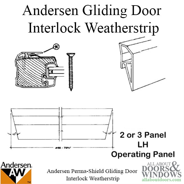 Andersen Gliding Door Weatherstrip