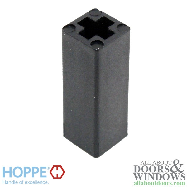 HOPPE HLS7 black plastic cylinder adapter insert 8mm x 23mm