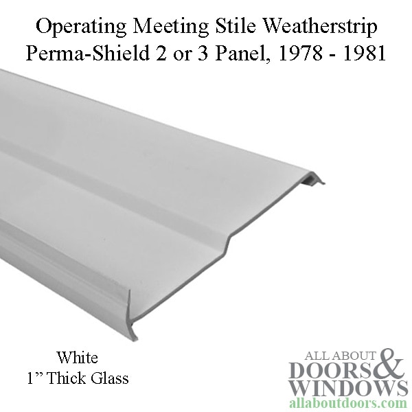 operating meeting stile weatherstrip