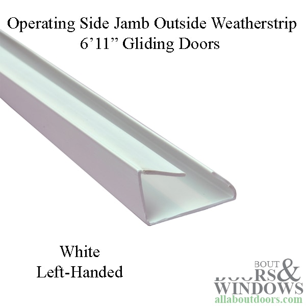 operating side jamb weatherstrip