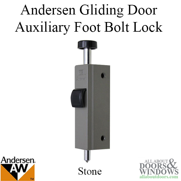 Andersen Sliding Door Foot Bolt