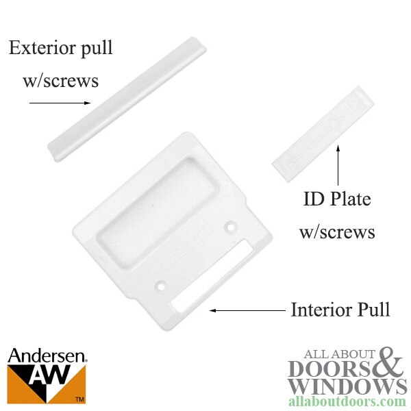 Insect screen hardware kit for Andersen Frenchwood gliding 2panel door