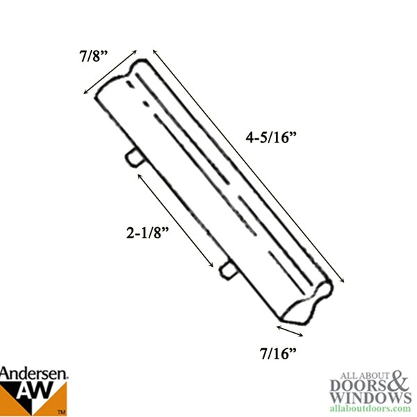 Andersen Window 2 and 3 Panel Exterior Pull Andersen Window 2 and 3 Panel Exterior Pull