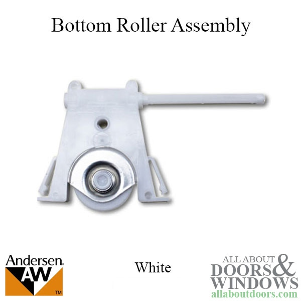 Bottom patio door screen roller for Andersen gliding patio doors